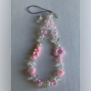 Handmade Beaded Phone Charm Strap Cellphone Lanyard Accessory